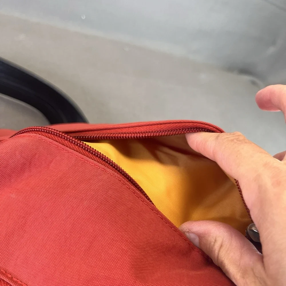 Baggallini Metro Convertible Backpack Nylon Rusty Red